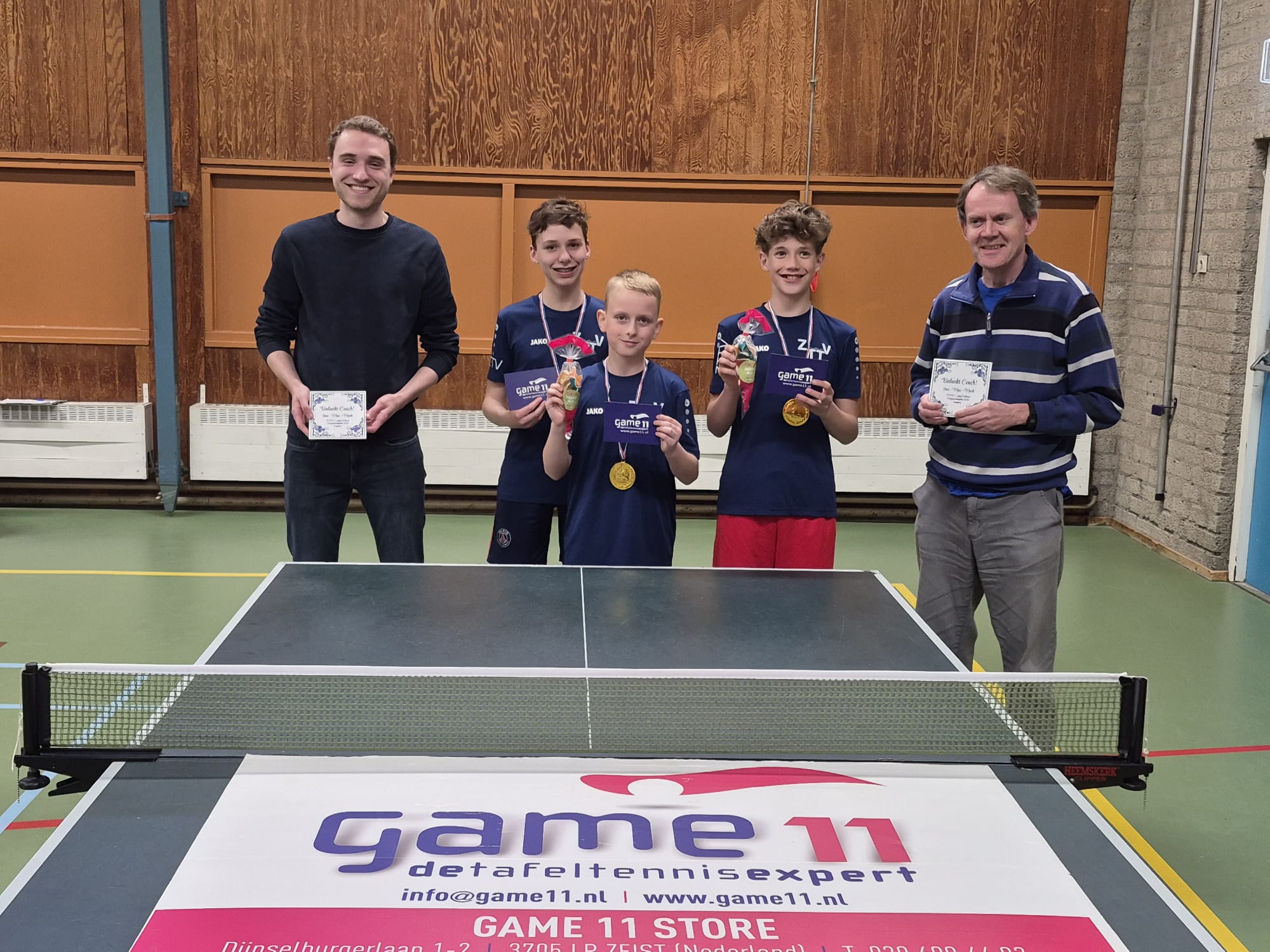 Jeugd 1 kampioen (en in de krant)